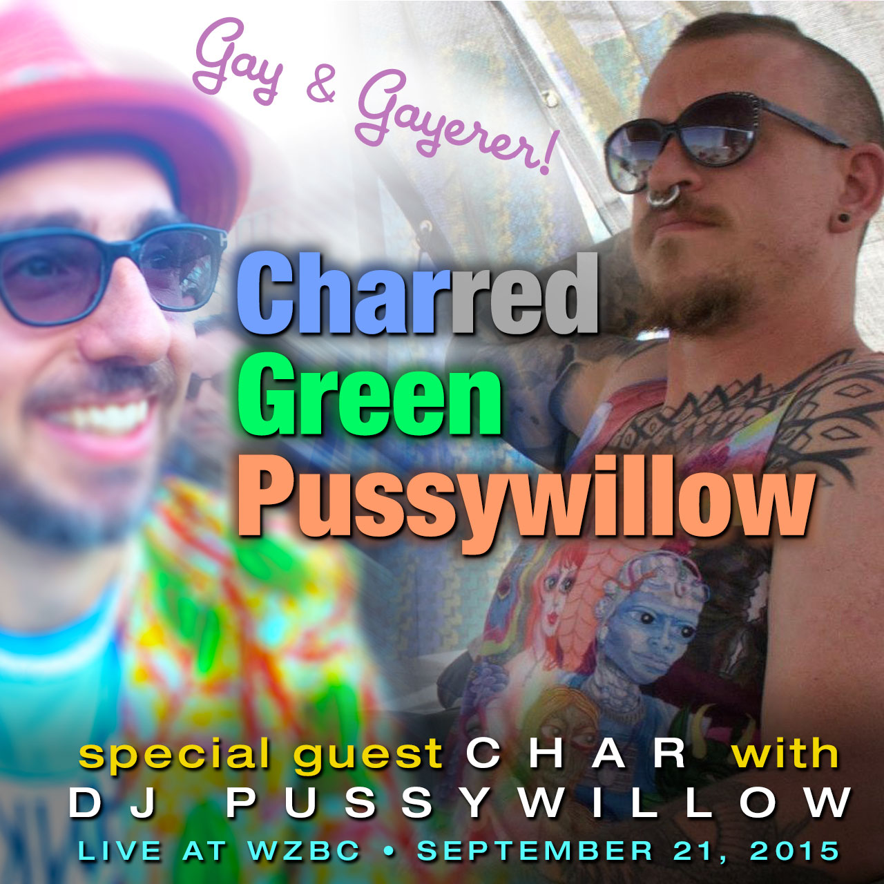 Char and Pussywillow Live on WZBC, September 21, 2015